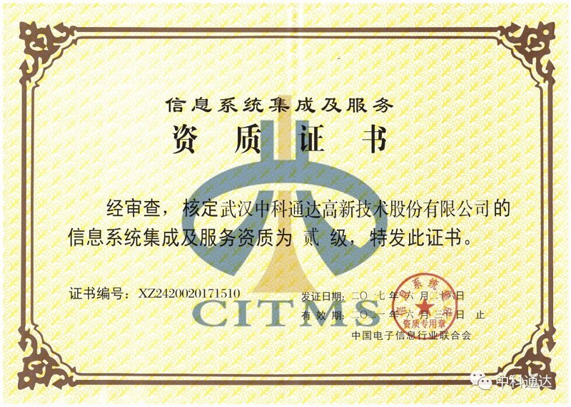 信息系统集成服务